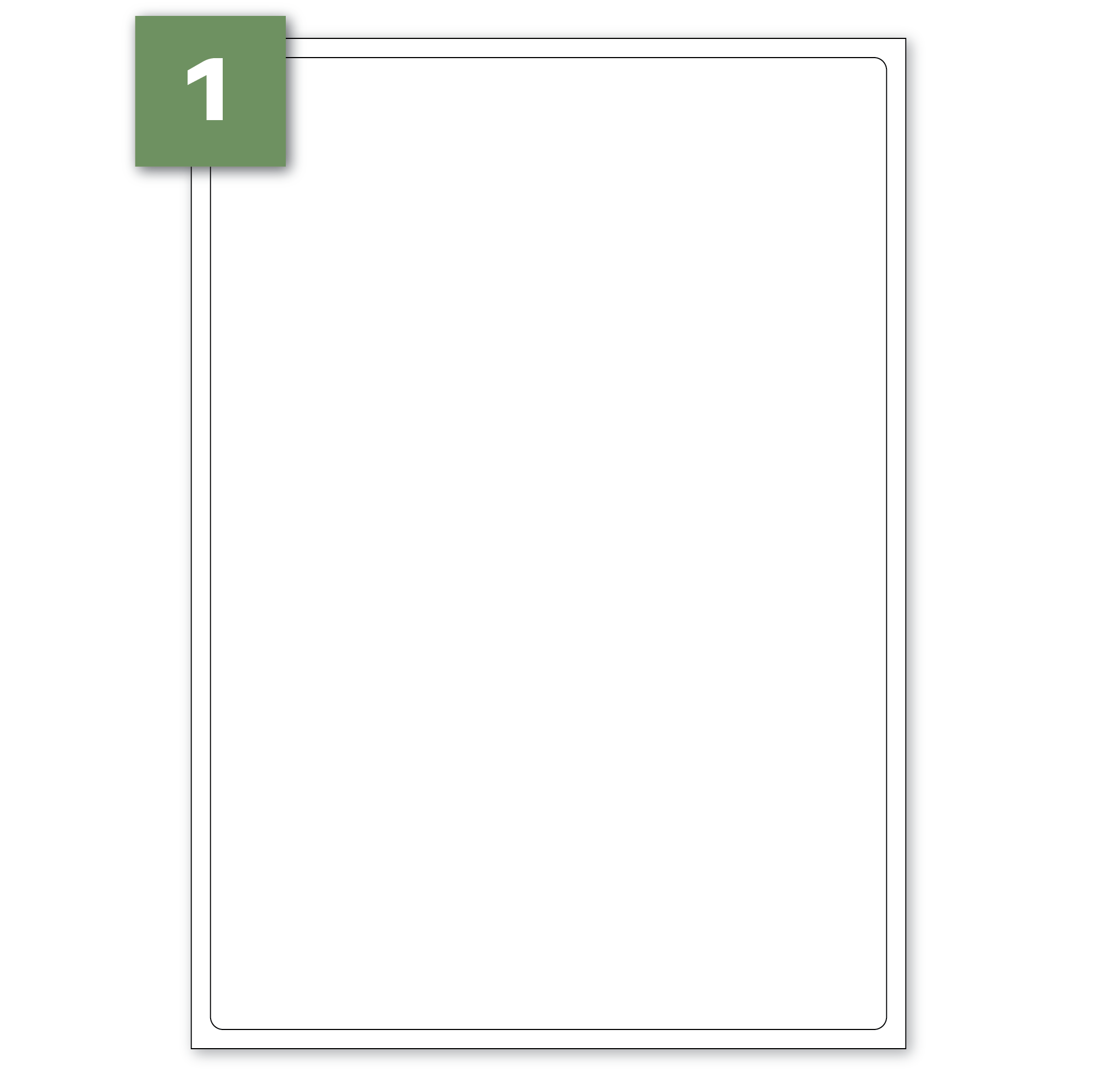 1 Per Sheet Address Label | SR Mailing